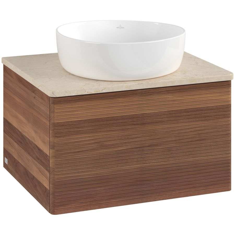 Wastafelonderkast Antao 600x360x500mm Warm Walnut K29113HM