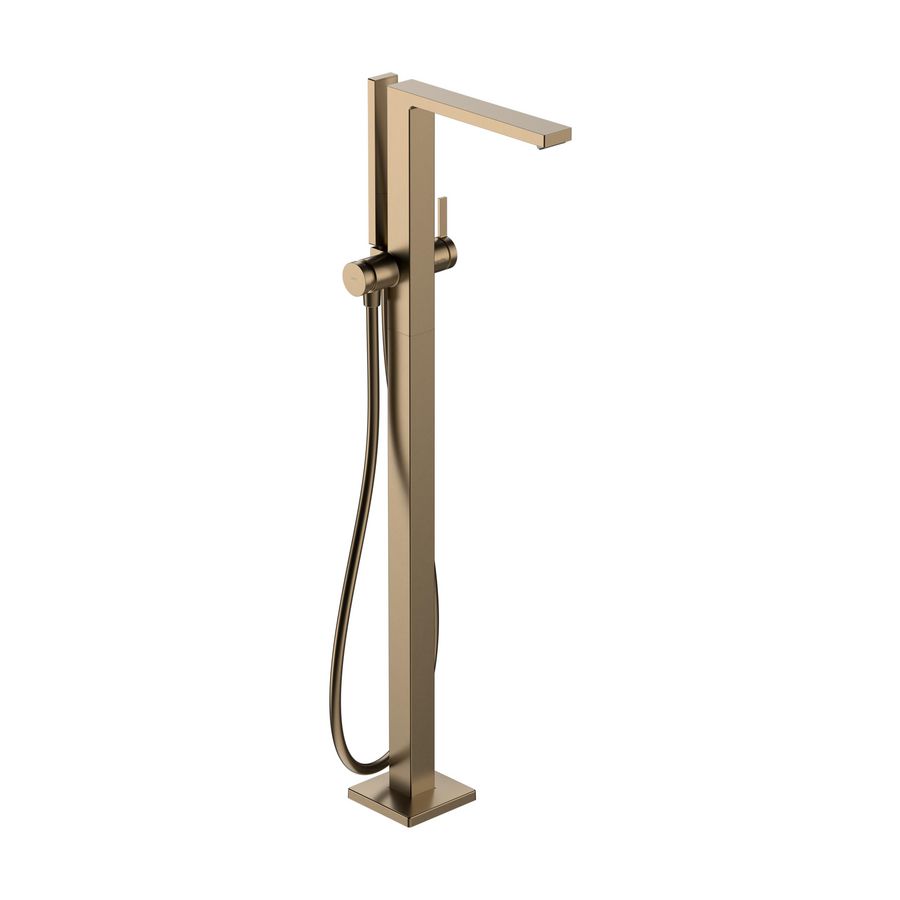 Tecturis E afbouwdeel badkraan 1-hendel vrijstaand Brushed Bronze excl. inbouwdeel