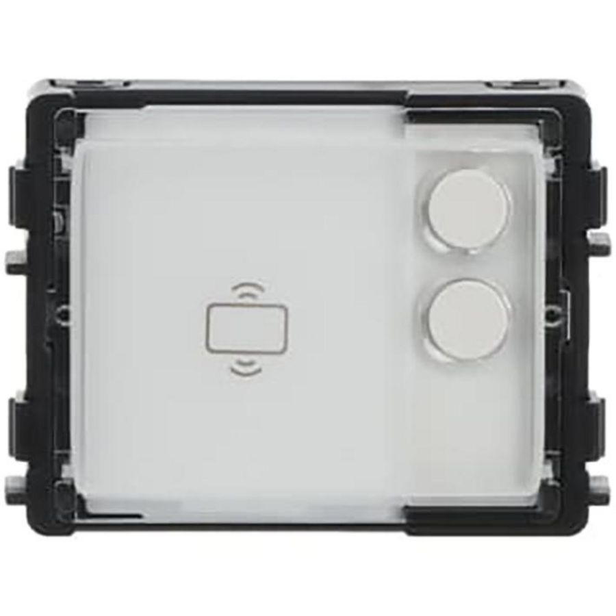 Welcome drukknop module 2 toetsen rond, met NFC/IC