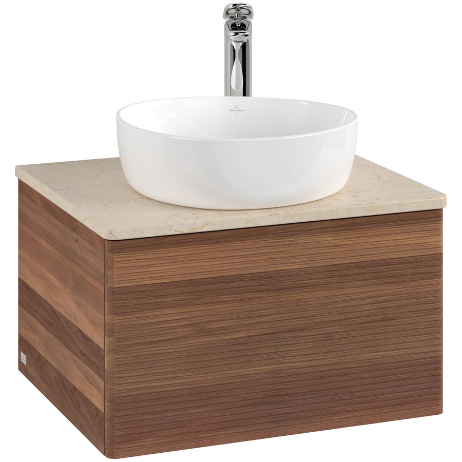 Wastafelonderkast Antao 600x360x500mm Warm Walnut K29153HM