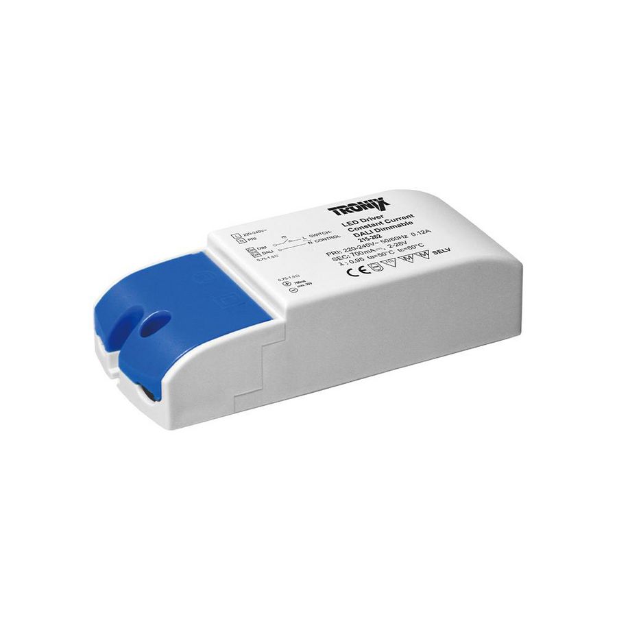 Voeding LED 700mA 20W DALI dimbaar