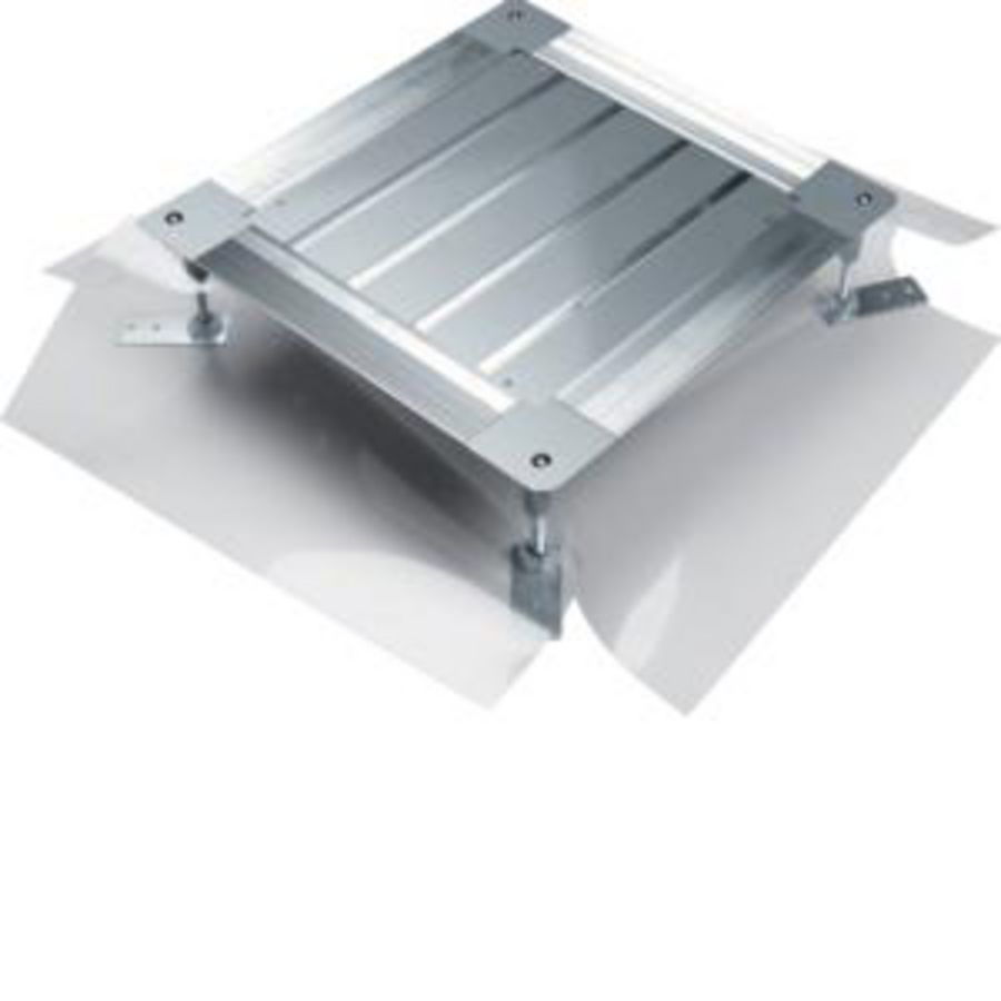 Universele vloerdoos z. bodempl. grootte 2 428x428x120-170mm