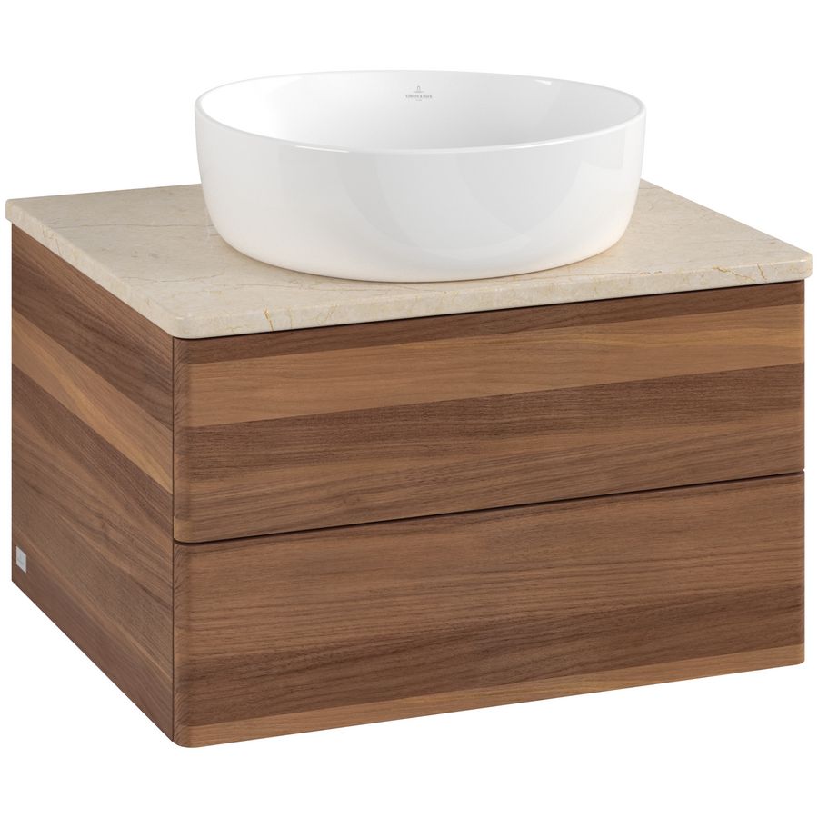 Wastafelonderkast Antao 600x360x500mm Warm Walnut L18013HM