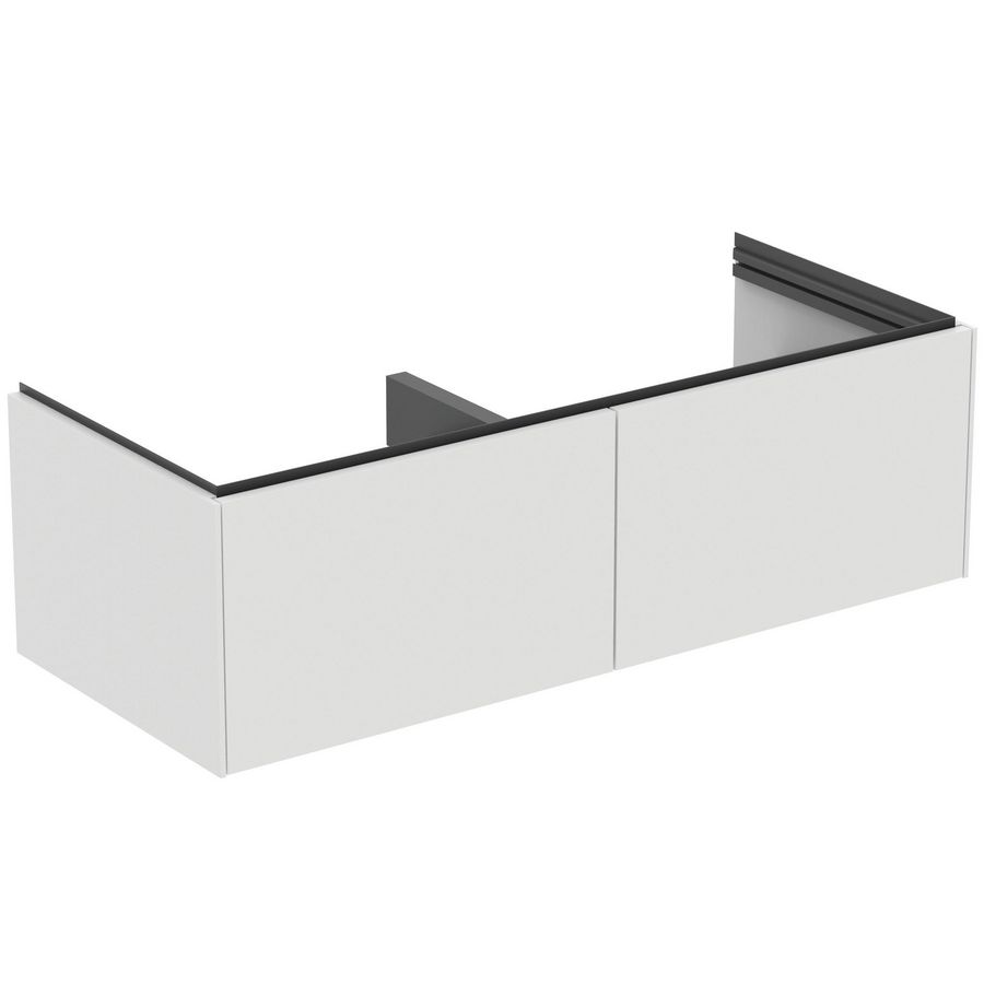 Wastafelmeubel 1200x505x370mm m. 2 Laden SC Matt White Conca