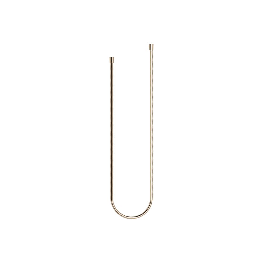 Metalen doucheslang 1/2"x1/2"x1750mm Light Gold