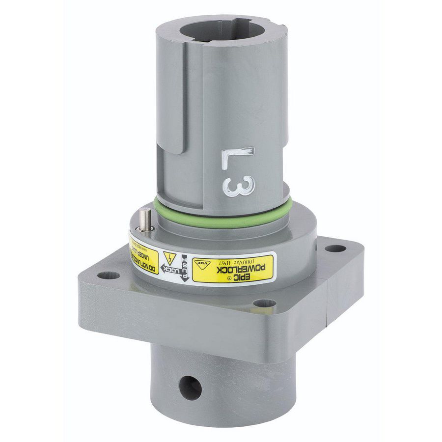 Ronde connector EPIC POWERLOCK A1 S L3/GY SP M12