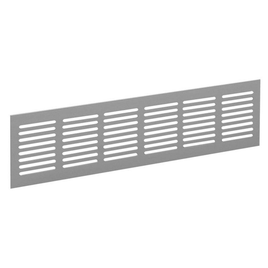 ALU plintrooster 300x80mm F1 aluminium