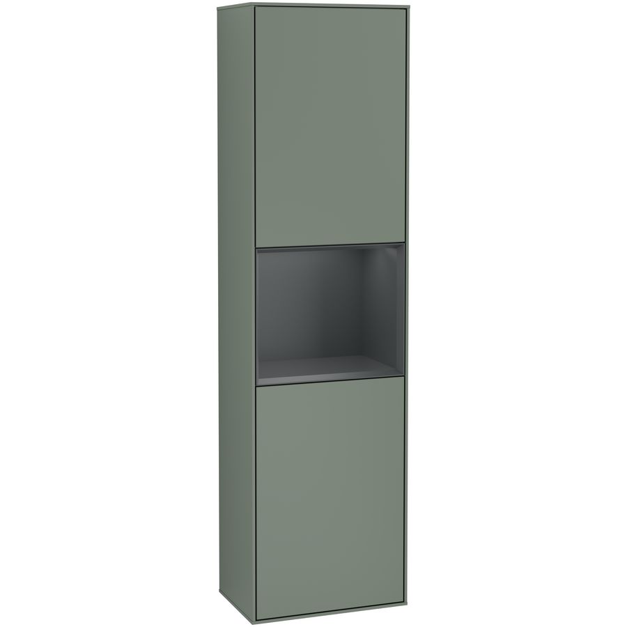 Hoge kast Finion 418x1516x270mm Olive Matt Lacquer F470HGGM