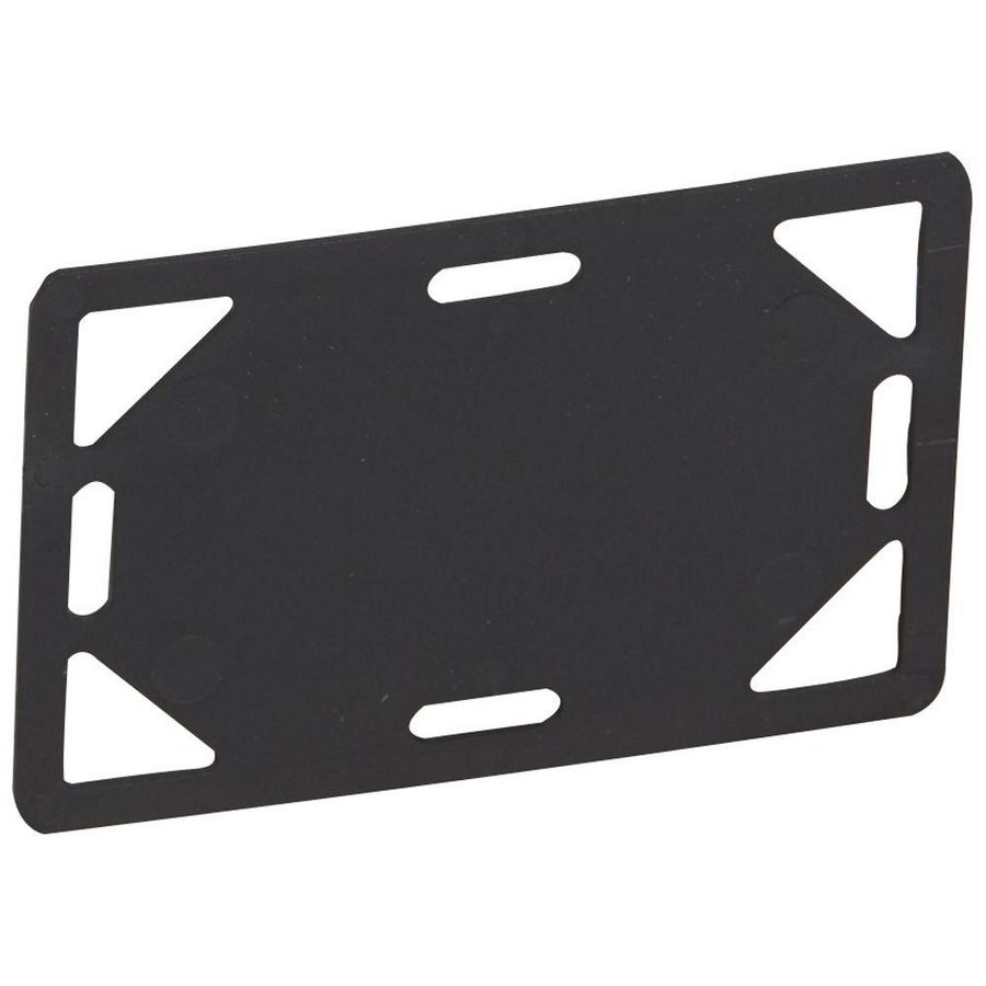 Signalisatieplaatje zwart voor 6mm