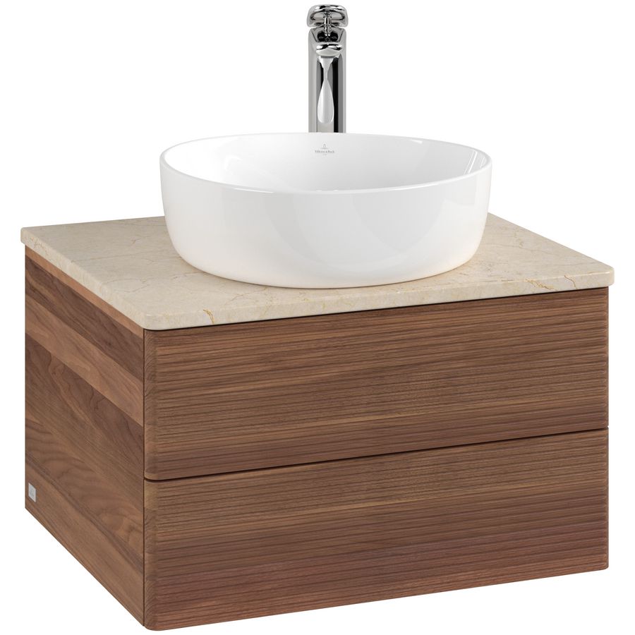 Wastafelonderkast Antao 600x360x500mm Warm Walnut L18153HM