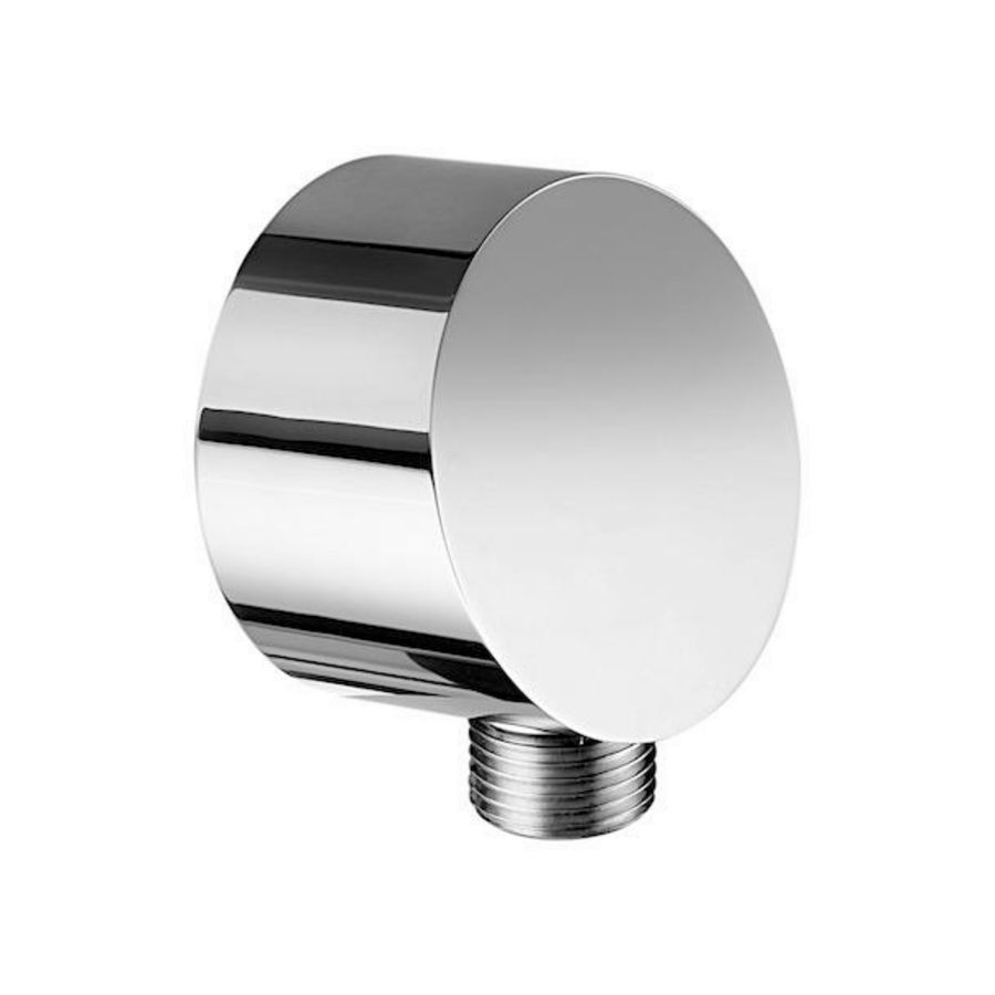 Wandaansluitbocht douchemet RV zelfdichtend 1/2" chroom