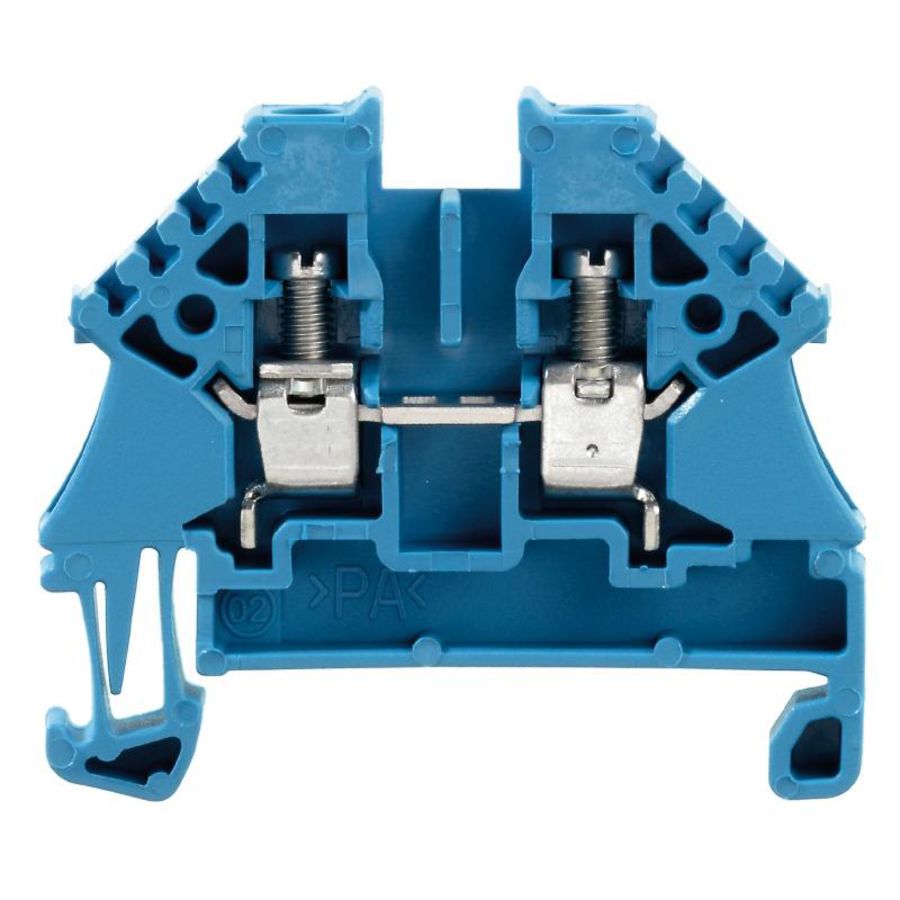 Doorvoerklem blauw 4mm2 32 A 500 VVE=100