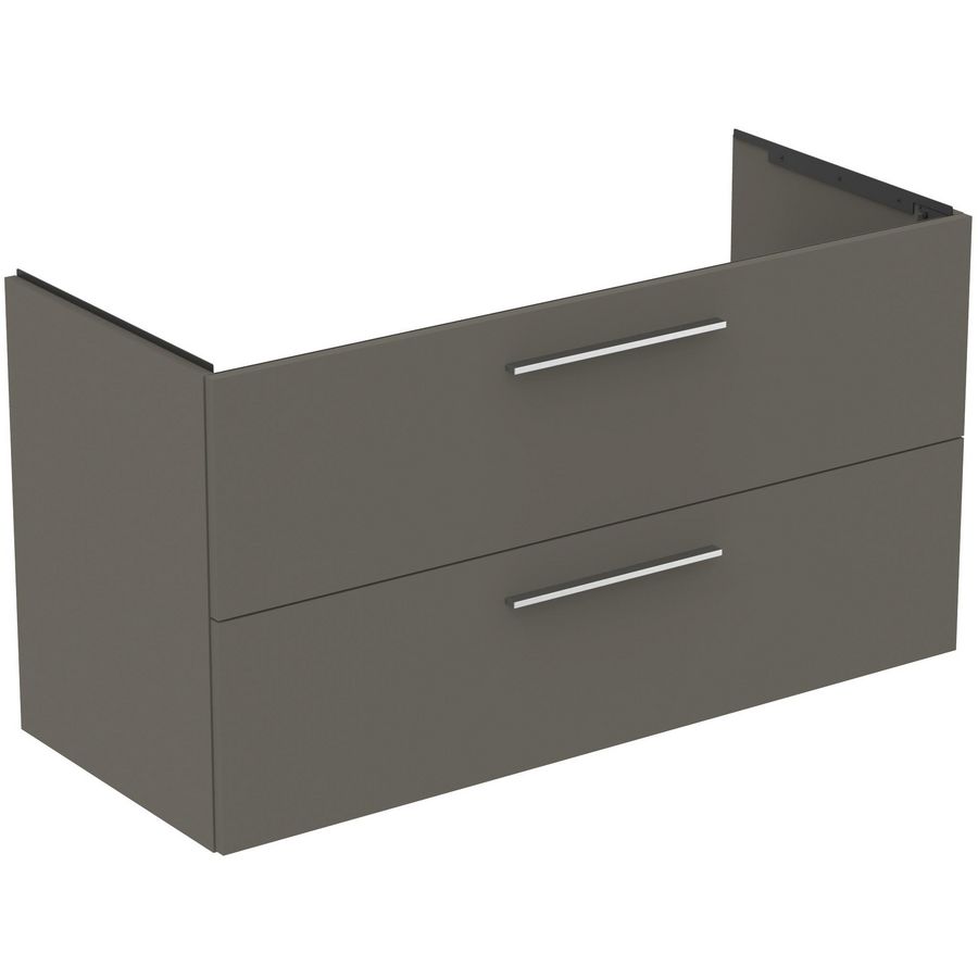 Wastafelmeubel 1200x505x630mm 2La SC Mat Quartz Grijs I.life B