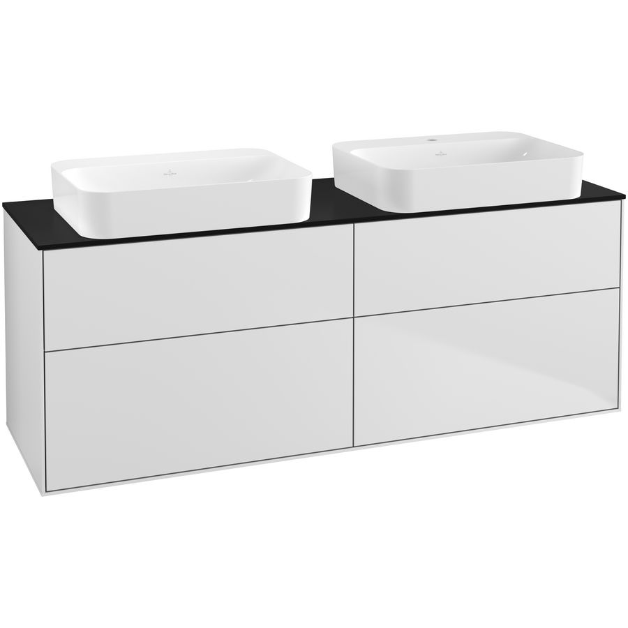 Wastafelonderkast Finion 1600x603x501mm White Matt Lacquer G72200MT