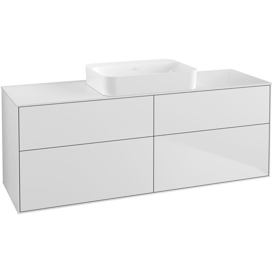 Wastafelonderkast Finion 1600x603x501mm White Matt Lacquer G73100MT