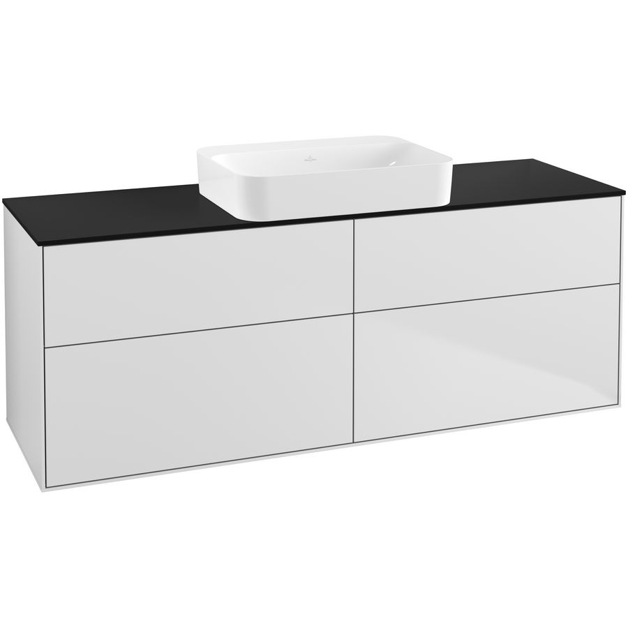 Wastafelonderkast Finion 1600x603x501mm White Matt Lacquer G73200MT