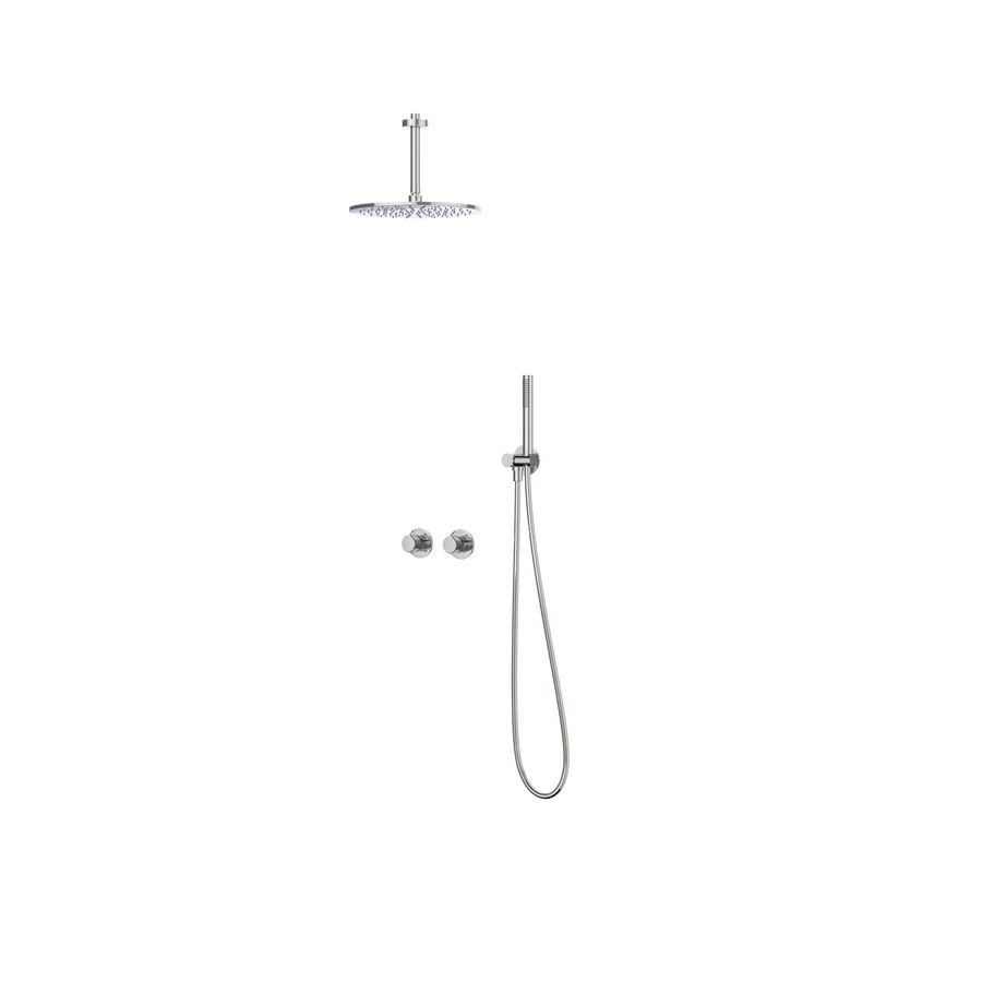 Afbouwdeel regendouche IVY combiset Nexus 3 inbouwthermostaat chroom CSN3EXCRAFBC excl. inbouwbox