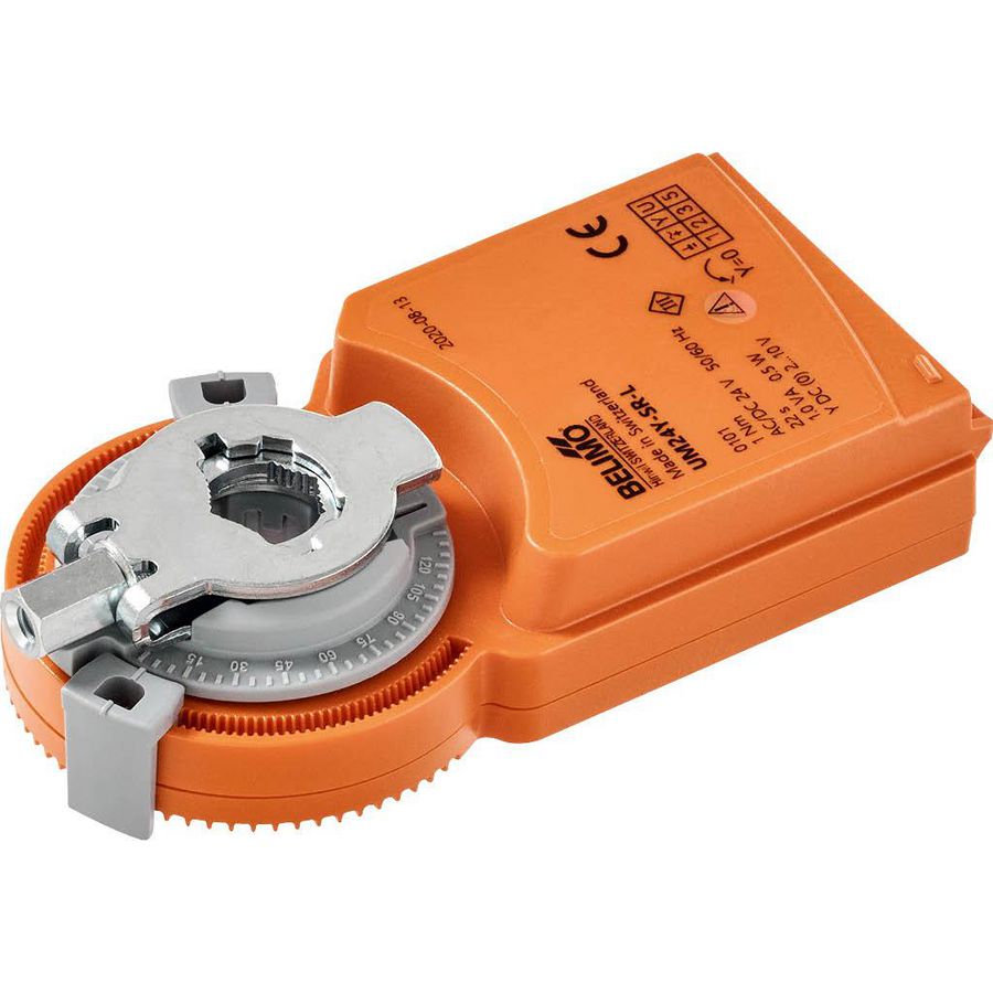 Roterende aandr. 1Nm AC/DC 24V 2-10 V IP20 linksdr VVE=100