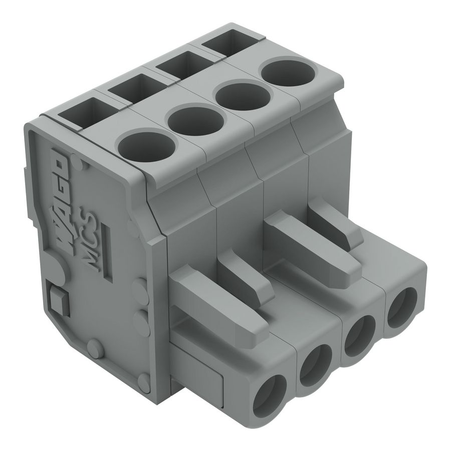 1-draads FE steker HA 2,5mm² grijs 232-204/026-000 VVE=100