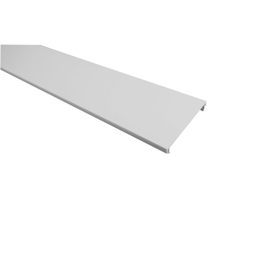 Lengte a 2 mtr. Wandgoot GGK BR deksel 80b wit RAL9010