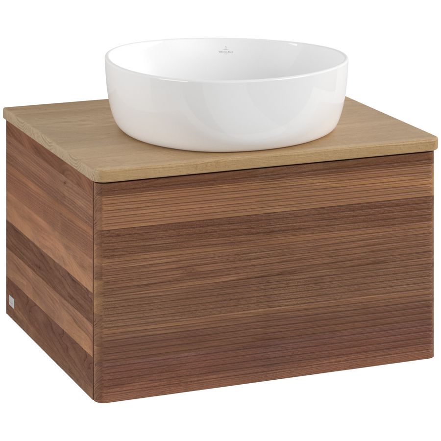 Wastafelonderkast Antao 600x360x500mm Warm Walnut L29111HM