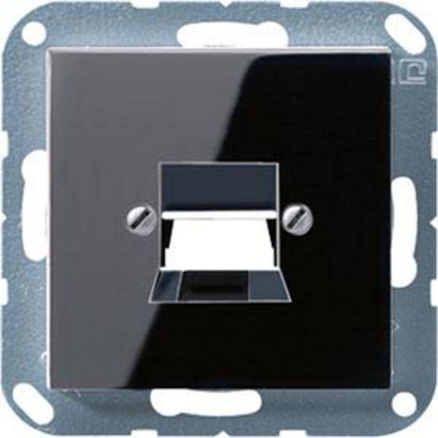 Afdekking AS500 zwart voor mod.jack1-voudig VVE=10