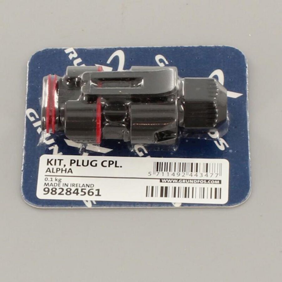Stekkerplug tbv Alpha pomp compleet