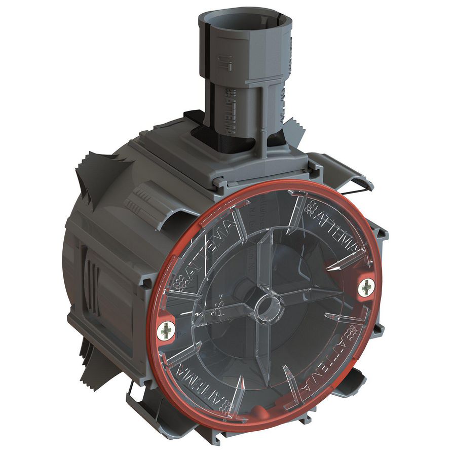 Inbouwdoos U50 KLEMVAST 82mm incl. 1x combi-tuit 16/19/20mm