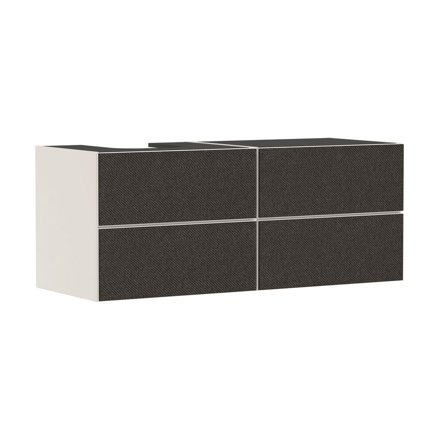 Badmeubel Xevolos E SMB 1370/550 4L inbouwwastafel LI. TDG