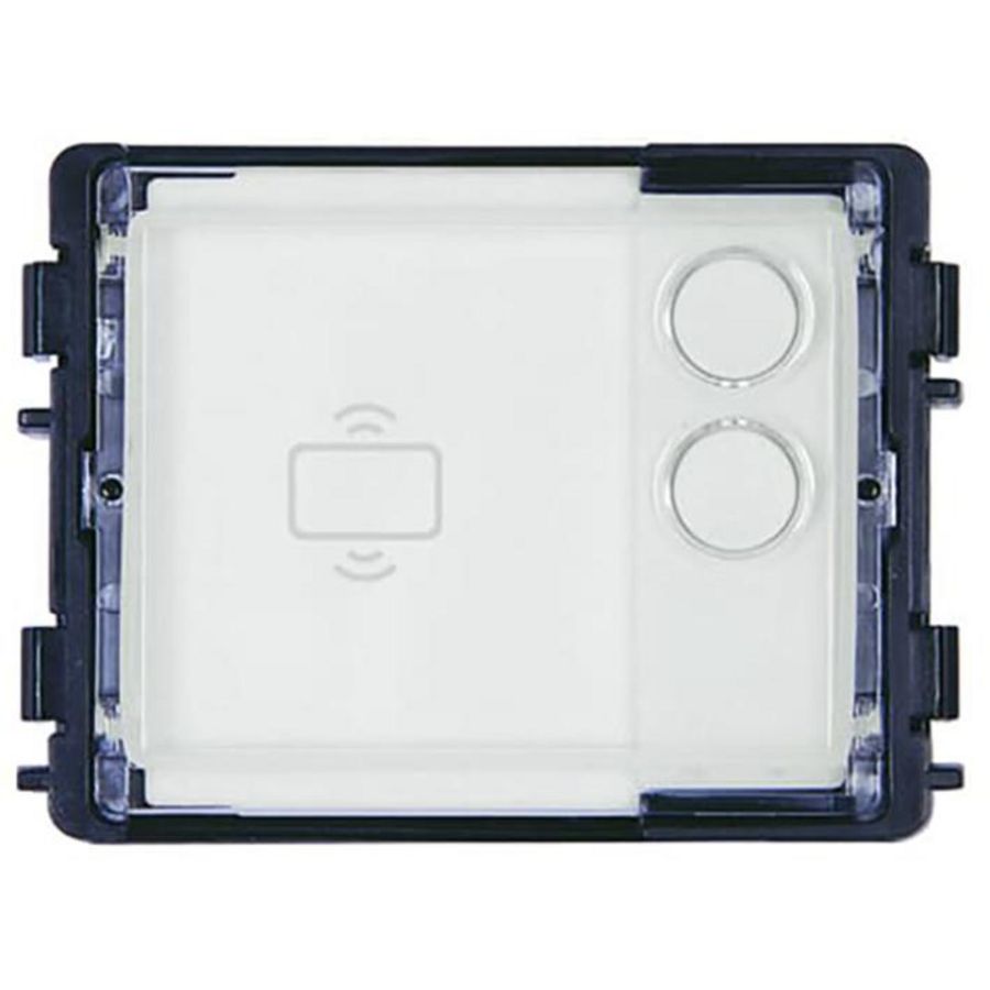 Welcome IP drukknop module 2 toetsen rond met NFC/IC
