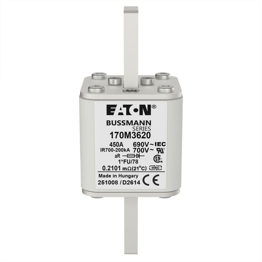 Zekering h. snelheid 450A AC 690V 200kA compact 1 45x VVE=6