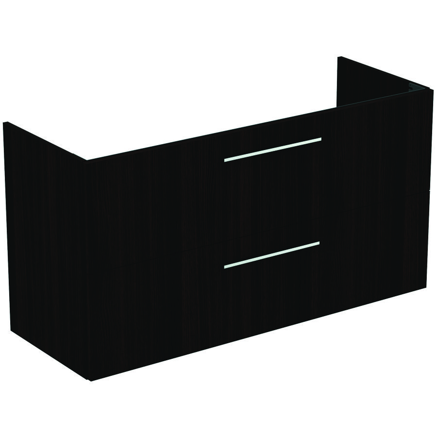 Wastafelmeubel I.LIFE-A 120cm 2x la coffee donker eiken