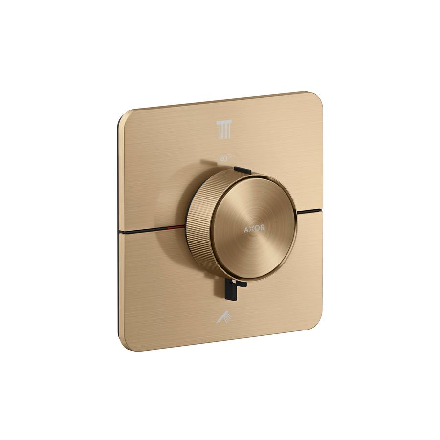 Thermafbouwdeel 2F SoftSquare Brushed Bronze ShowerSelect ID 36754140