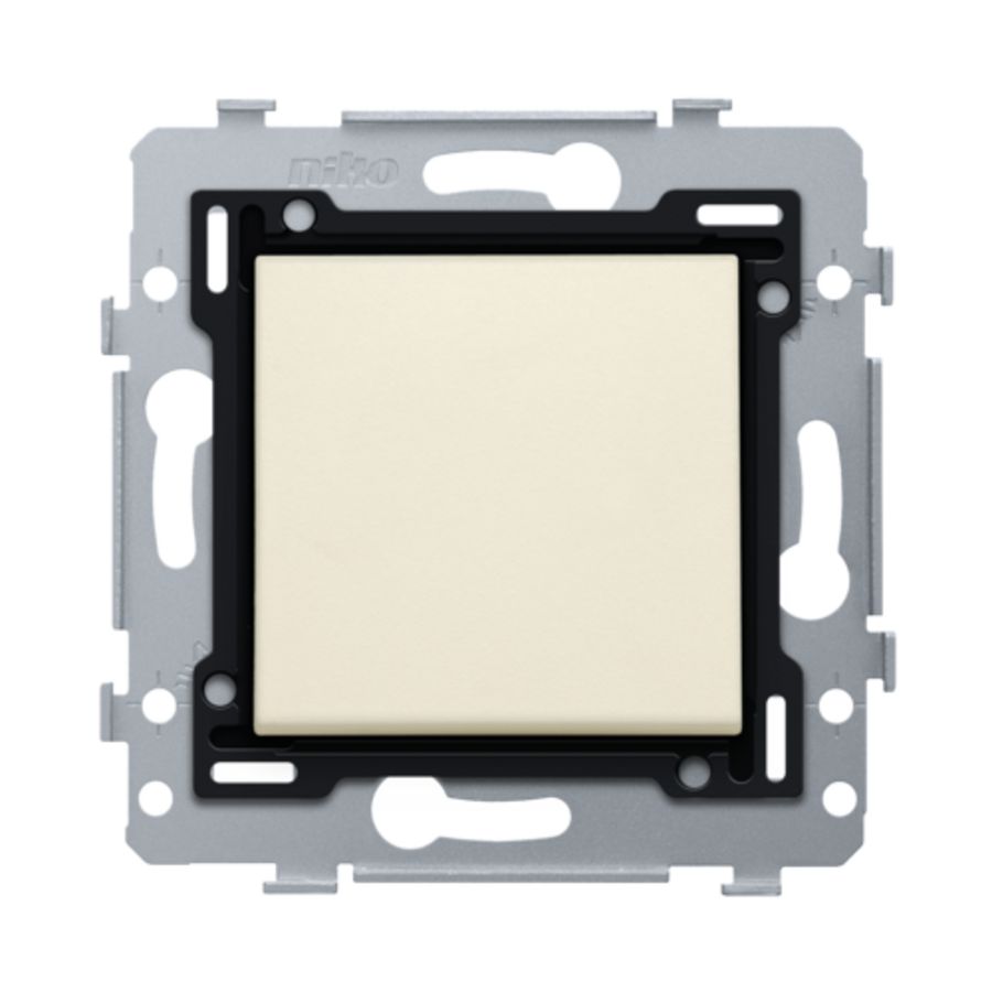 Enkelv. wisselschakelaar insteekklemmen sokkel/afwerkset cre