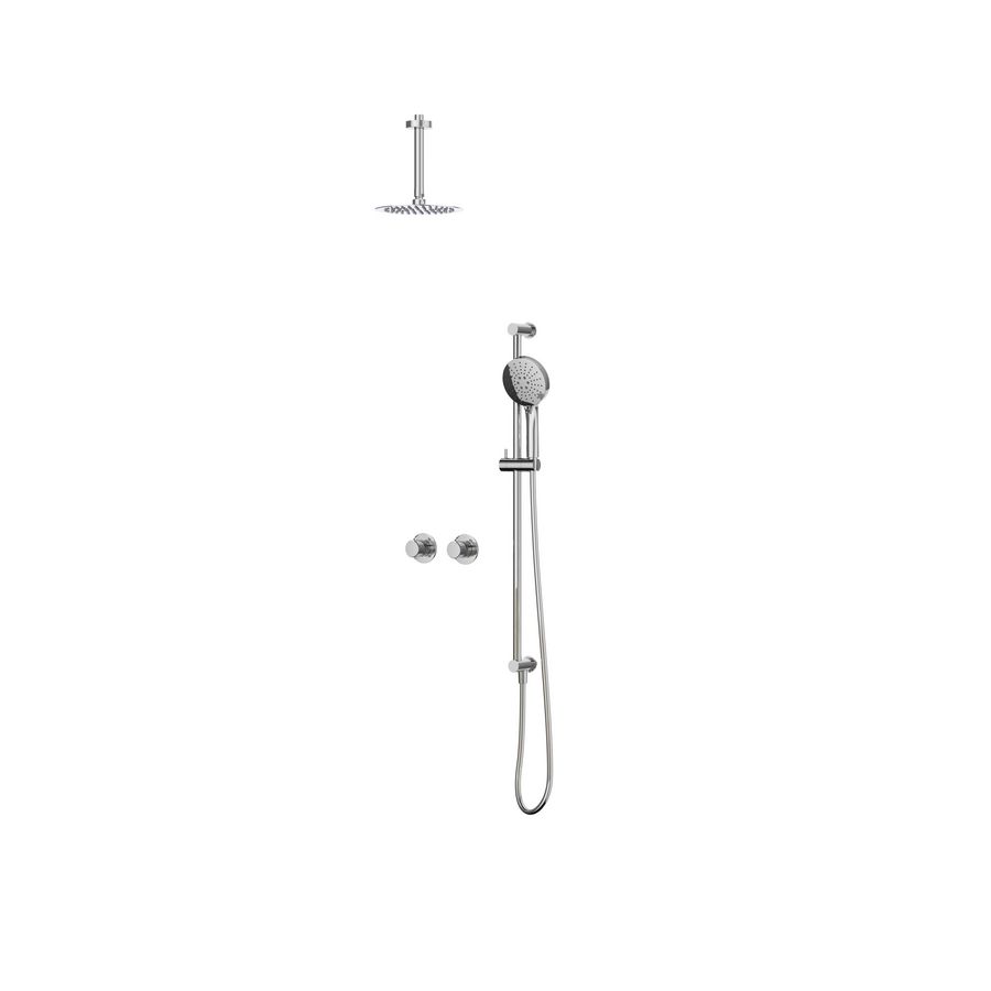 Afbouwdeel regendouche IVY combiset Nexus 3 inbouwthermostaat chroom CSN3EXCRBABB excl. inbouwbox