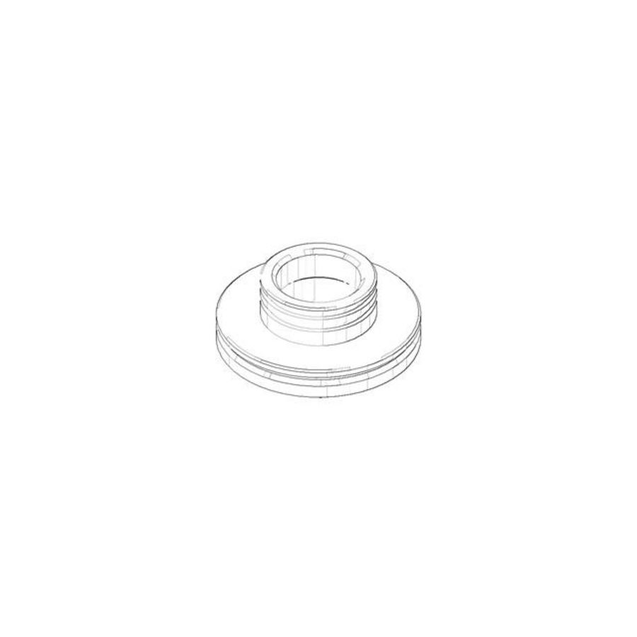 Schijf 49x25mm, 3/4" chr