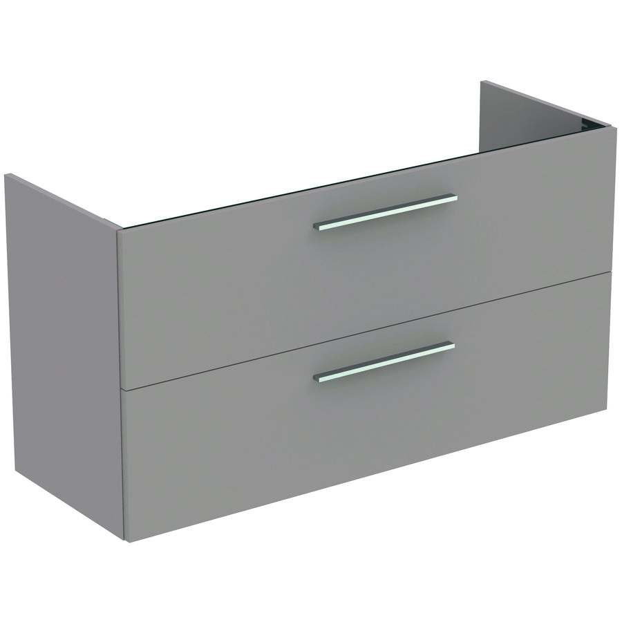 Wastafelmeubel I.LIFE-A 120cm 2x la mat lichtgrijs