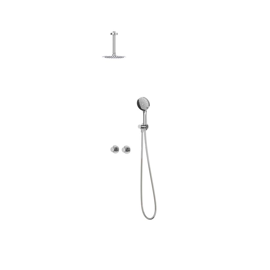 Afbouwdeel regendouche IVY combiset Nexus 3 inbouwthermostaat chroom CSN3EXCRBABC excl. inbouwbox
