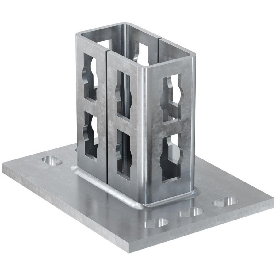 Zadelflens PSF 82 rvs A4 VVE=5