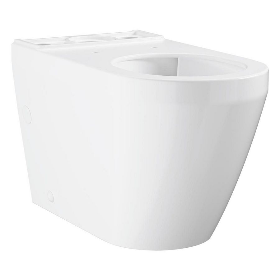 Euro Ceramic staand closet tbv duoblok randloos (excl. zitting / reservoir)