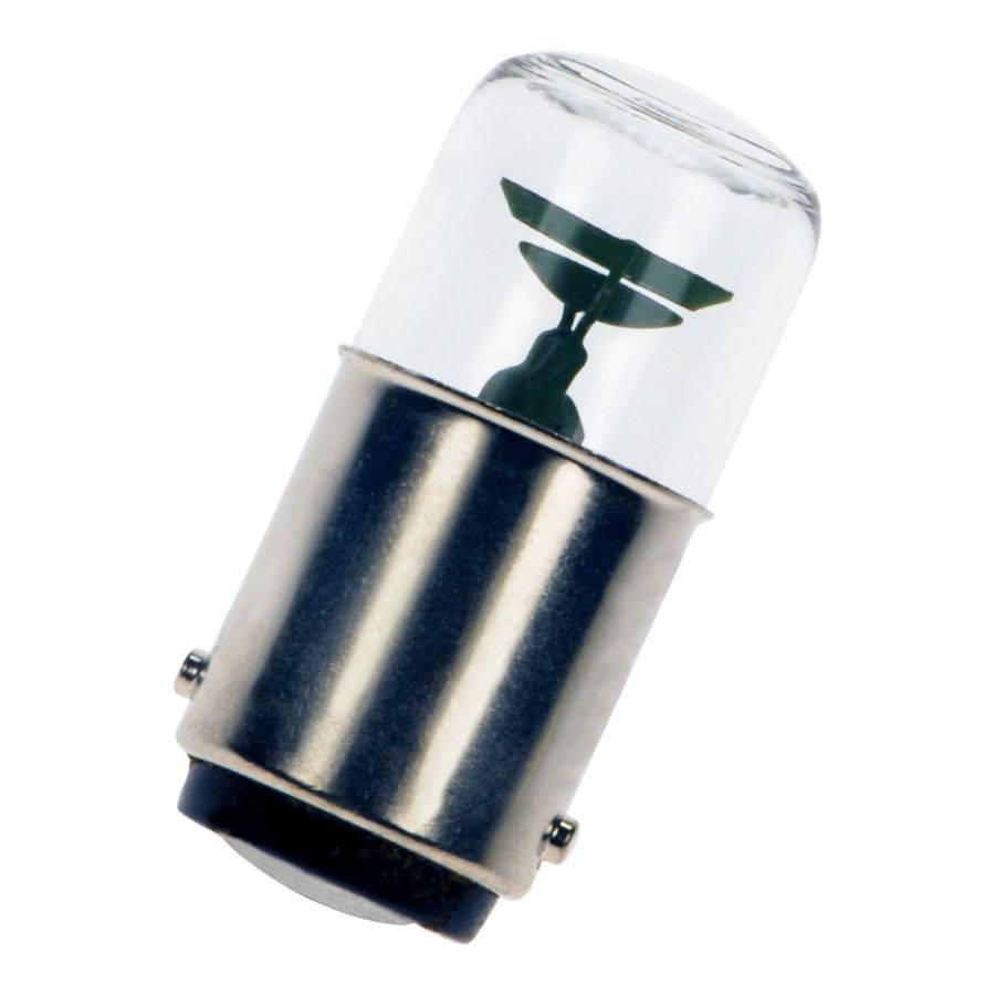 Neonlamp Ba15d T16X35 110V glas helder VVE=10