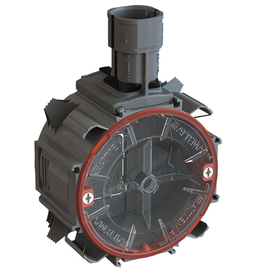 Inbouwdoos U40 KLEMVAST 82mm incl. 1x combi-tuit 16/19/20mm