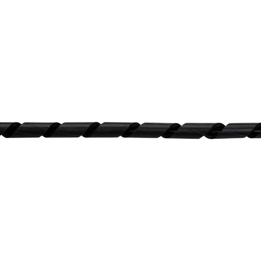 Rol a 25m. Spiraalband 10-100mm zwart