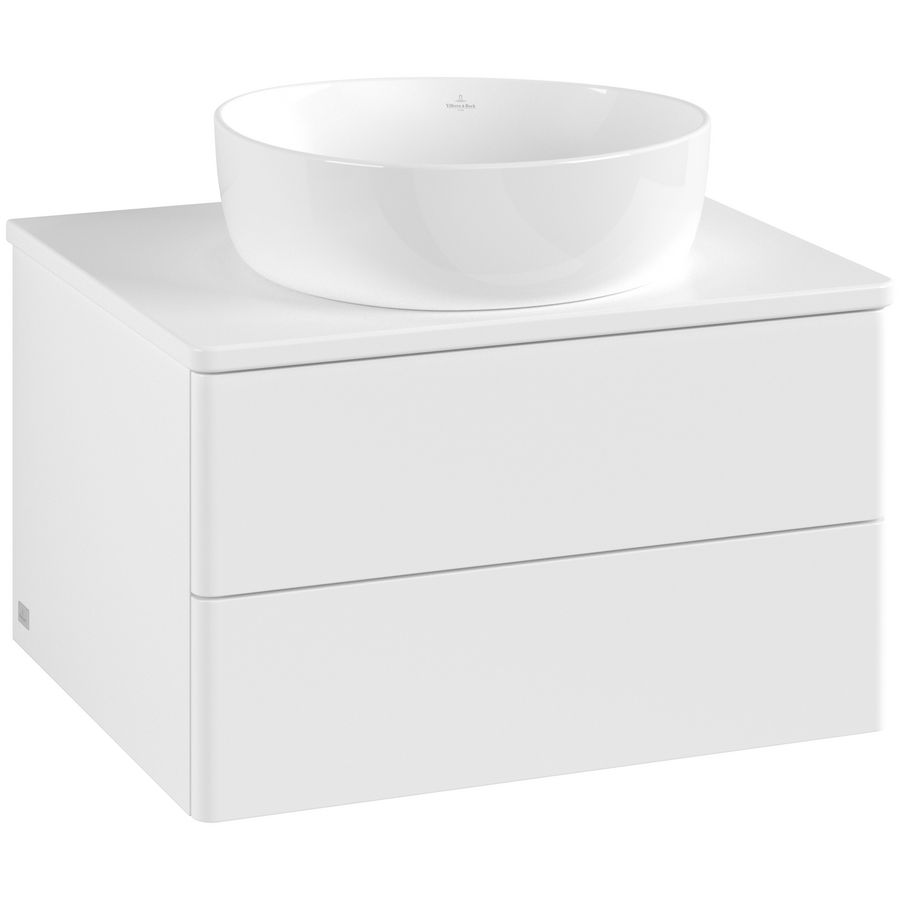 Wastafelonderkast Antao 600x360x500mm White Matt Lacquer K18050MT