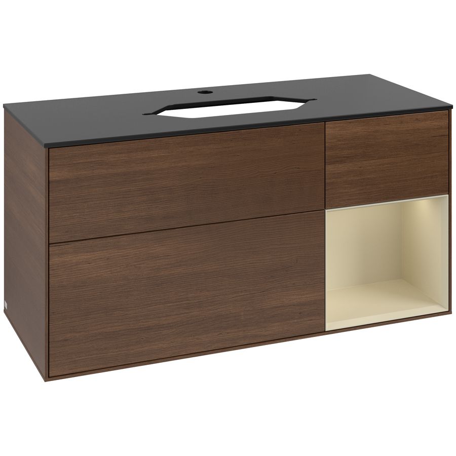 Wastafelonderkast Finion 1200x603x501mm W.Veneer F302HJGN