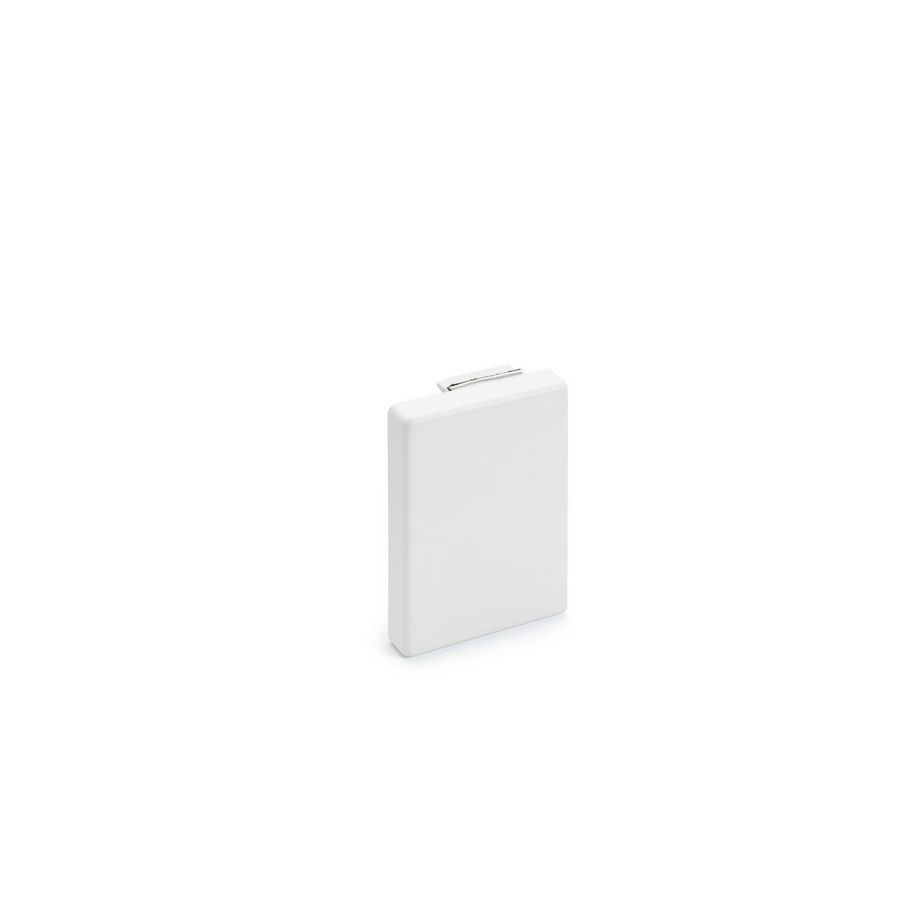 Eindstuk LE 40x110 9010 110x40x2 polycarbonaat VVE=10