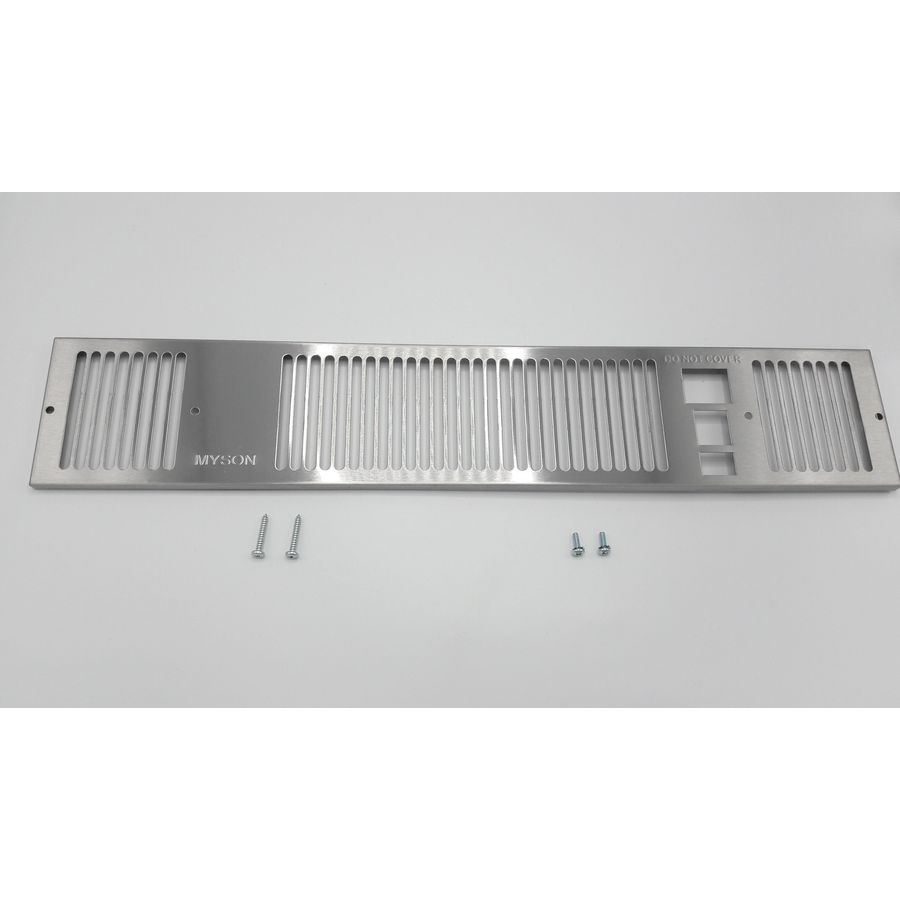 Grille/rooster rvs kleur tbv Kickspace 600E Eco