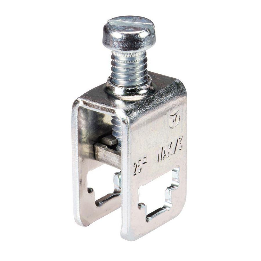 Aansluitklem stroomrail blank WAK25/3 VVE=100