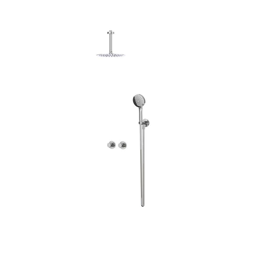Afbouwdeel regendouche IVY combiset Nexus 3 inbouwthermostaat chroom CSN3EXCRBBBA excl. inbouwbox