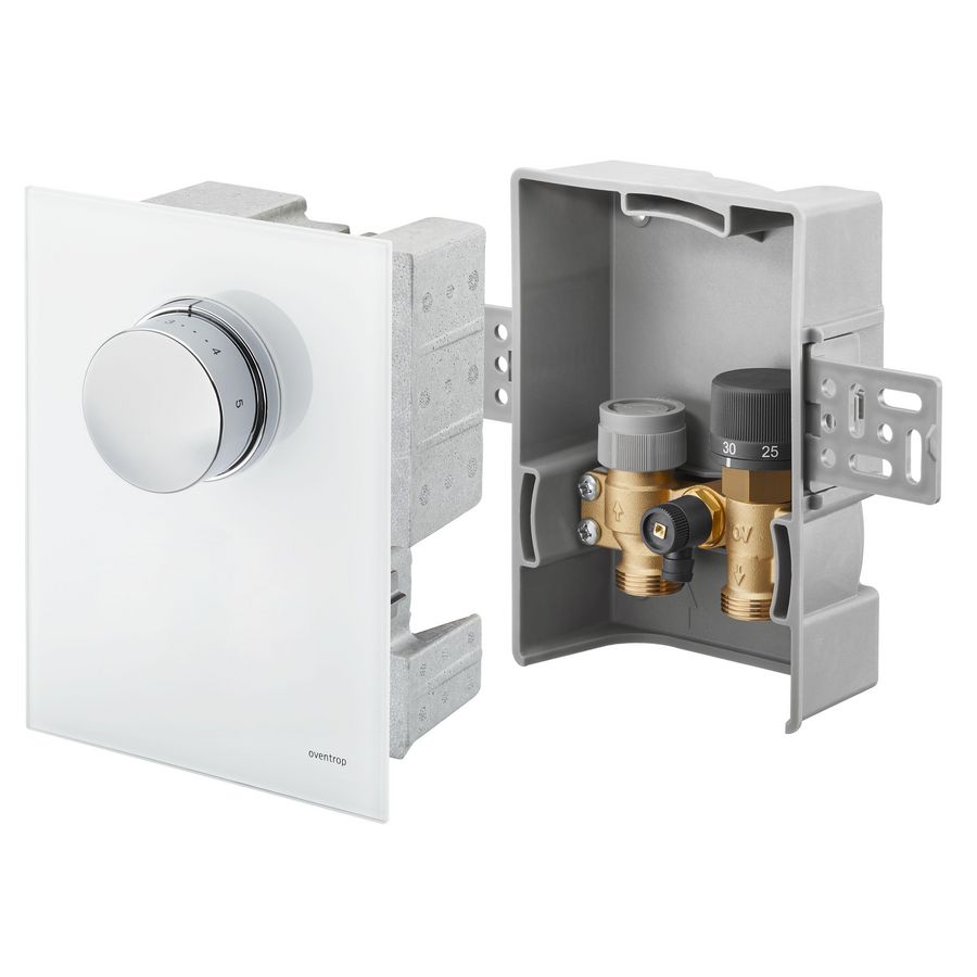 Thermost.+interne retourtemp.regeling Unibox TQ-RTL glas wit